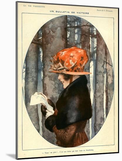 La Vie Parisienne, C Herouard, 1918, France-null-Mounted Giclee Print