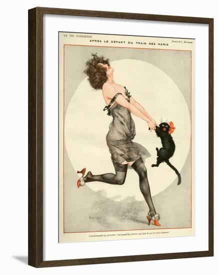 La Vie Parisienne, C Herouard, 1923, France-null-Framed Giclee Print