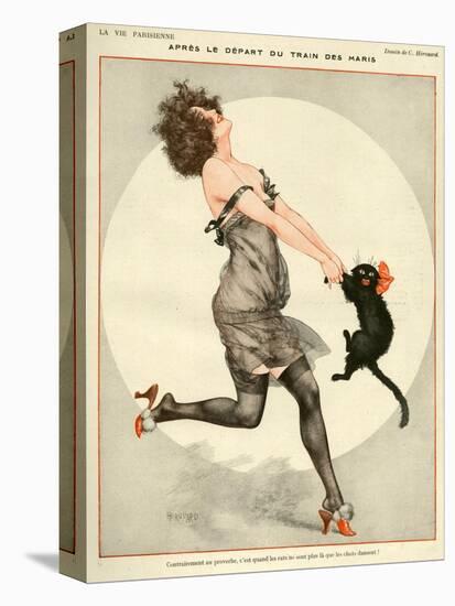 La Vie Parisienne, C Herouard, 1923, France-null-Stretched Canvas