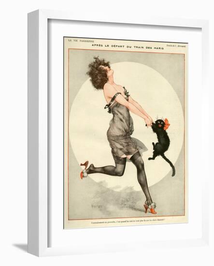 La Vie Parisienne, C Herouard, 1923, France-null-Framed Premium Giclee Print