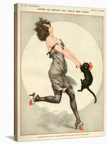 La Vie Parisienne, C Herouard, 1923, France-null-Stretched Canvas