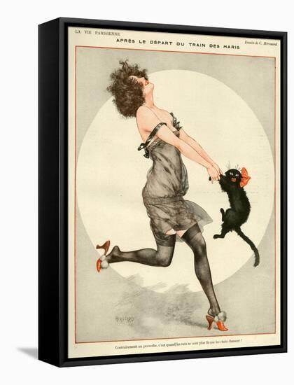 La Vie Parisienne, C Herouard, 1923, France-null-Framed Stretched Canvas