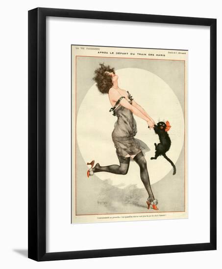 La Vie Parisienne, C Herouard, 1923, France-null-Framed Giclee Print