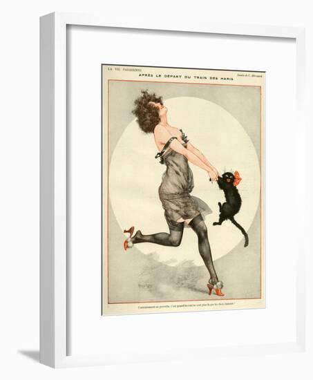 La Vie Parisienne, C Herouard, 1923, France-null-Framed Giclee Print