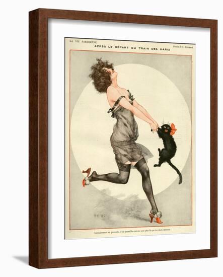 La Vie Parisienne, C Herouard, 1923, France-null-Framed Giclee Print