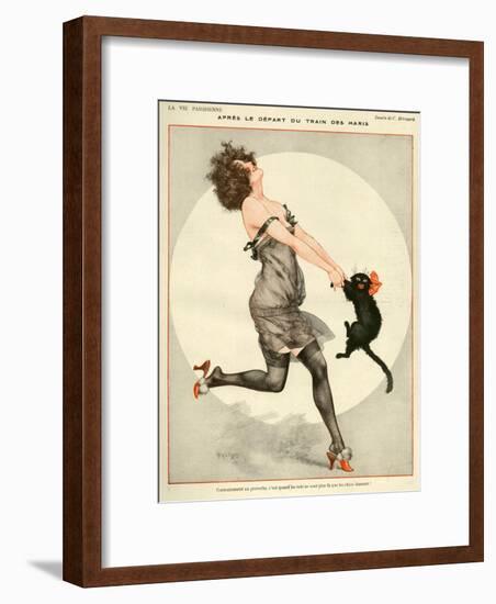 La Vie Parisienne, C Herouard, 1923, France-null-Framed Giclee Print