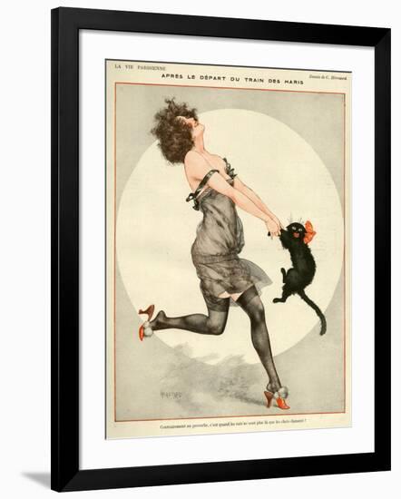 La Vie Parisienne, C Herouard, 1923, France-null-Framed Premium Giclee Print