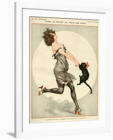 La Vie Parisienne, C Herouard, 1923, France-null-Framed Giclee Print