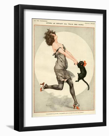 La Vie Parisienne, C Herouard, 1923, France-null-Framed Giclee Print