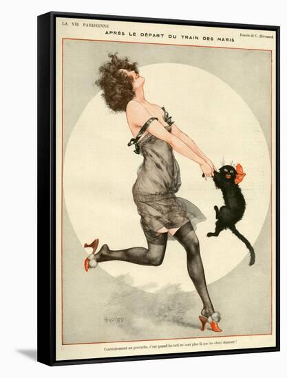 La Vie Parisienne, C Herouard, 1923, France-null-Framed Stretched Canvas