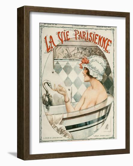 La Vie Parisienne, Cheri Herouard, 1919, France-null-Framed Giclee Print