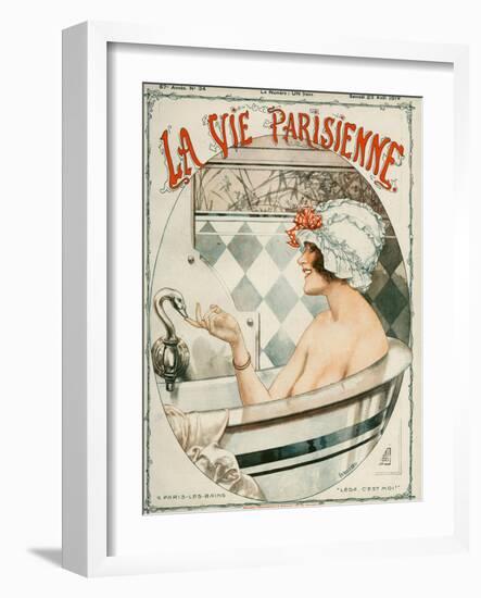 La Vie Parisienne, Cheri Herouard, 1919, France-null-Framed Giclee Print