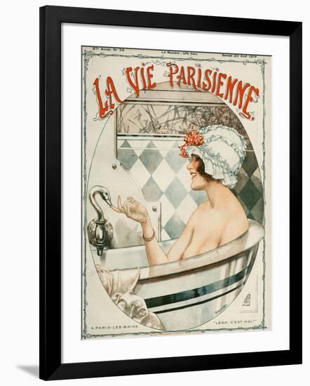 La Vie Parisienne, Cheri Herouard, 1919, France-null-Framed Premium Giclee Print