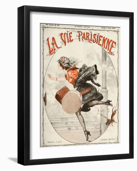 La Vie Parisienne, Cheri Herouard, 1919, France-null-Framed Giclee Print