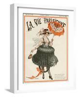 La vie Parisienne, Cheri Herouard, 1920, France-null-Framed Giclee Print