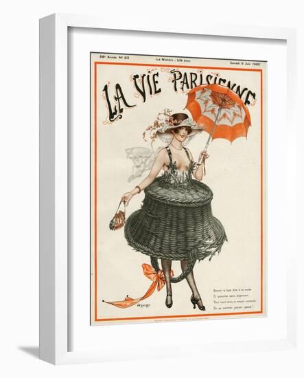 La vie Parisienne, Cheri Herouard, 1920, France-null-Framed Giclee Print