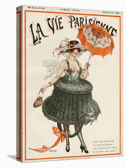 La vie Parisienne, Cheri Herouard, 1920, France-null-Stretched Canvas