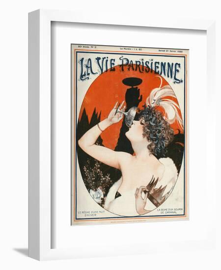 La Vie Parisienne, Cheri Herouard, 1922, France-null-Framed Giclee Print