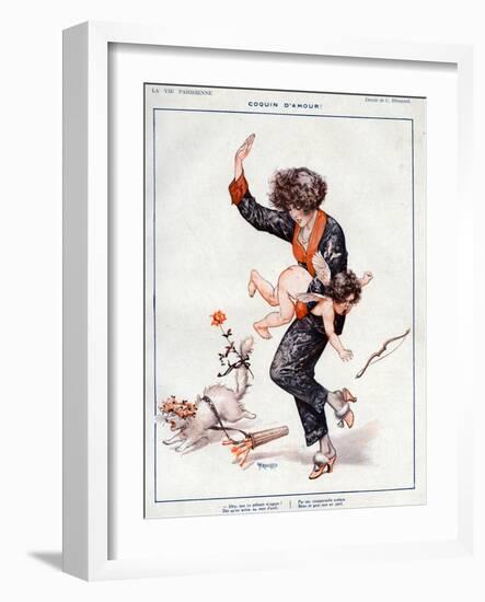 La Vie Parisienne, Cheri Herouard, 1922, France-null-Framed Giclee Print