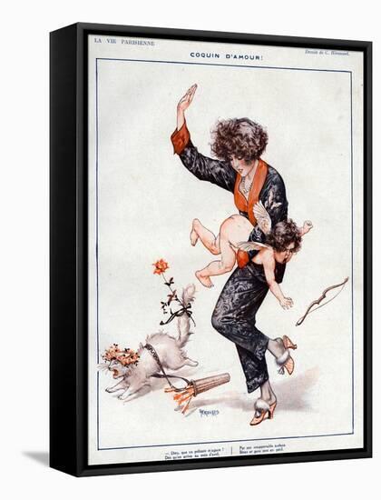 La Vie Parisienne, Cheri Herouard, 1922, France-null-Framed Stretched Canvas