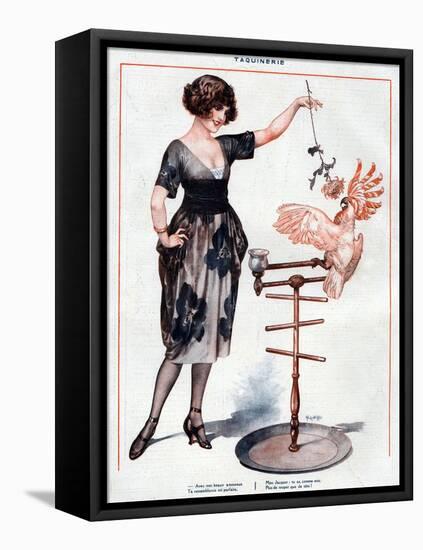 La Vie Parisienne, Cheri Herouard, 1922, France-null-Framed Stretched Canvas