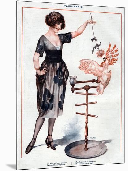 La Vie Parisienne, Cheri Herouard, 1922, France-null-Mounted Giclee Print