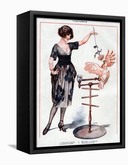 La Vie Parisienne, Cheri Herouard, 1922, France-null-Framed Stretched Canvas