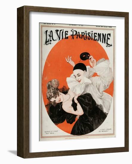 La Vie Parisienne, Cheri Herouard, 1922, France-null-Framed Giclee Print