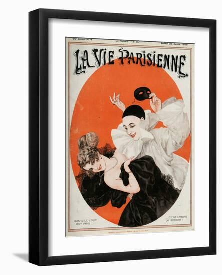 La Vie Parisienne, Cheri Herouard, 1922, France-null-Framed Giclee Print