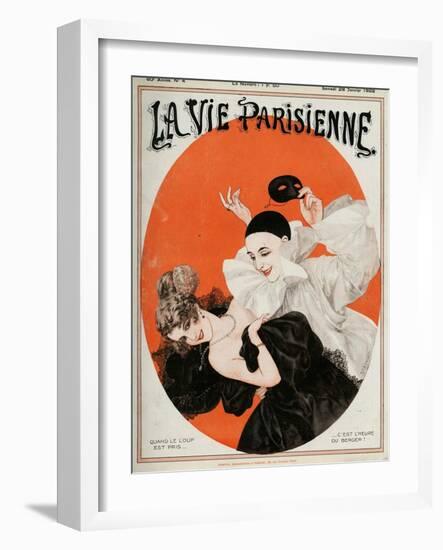 La Vie Parisienne, Cheri Herouard, 1922, France-null-Framed Giclee Print