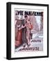 La Vie Parisienne, Couples Glamour Kissing Magazine, France, 1936-null-Framed Giclee Print