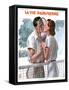 La Vie Parisienne, Couples Kissing, Courting Dating Magazine, France, 1938-null-Framed Stretched Canvas