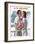 La Vie Parisienne, Couples Kissing, Courting Dating Magazine, France, 1938-null-Framed Giclee Print