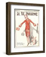 La Vie Parisienne, Erotica Glamour Cupids Art Deco Womens Magazine, France, 1927-null-Framed Giclee Print