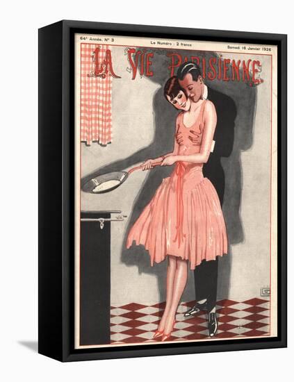 La Vie Parisienne, Erotica Glamour Womens Art Deco Cooking Magazine, France, 1926-null-Framed Stretched Canvas