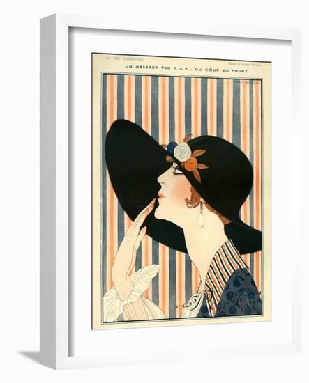 La Vie Parisienne, G Barbier, 1918, France-null-Framed Giclee Print