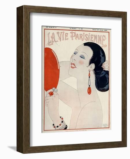 La Vie Parisienne, George Barbier, 1919, France-null-Framed Giclee Print