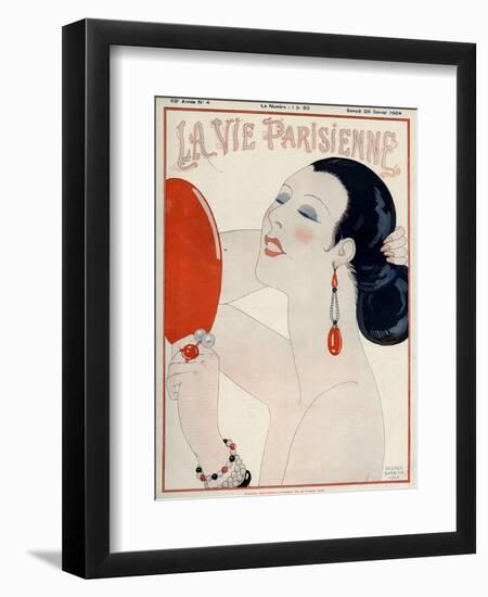 La Vie Parisienne, George Barbier, 1919, France-null-Framed Giclee Print