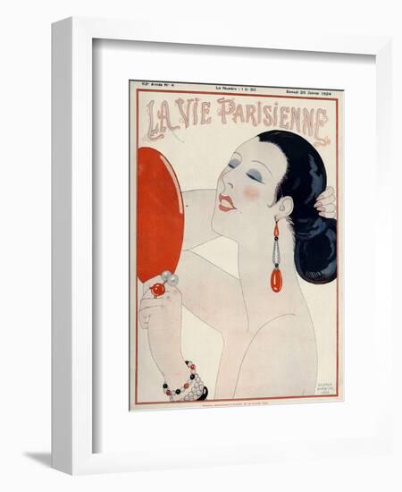 La Vie Parisienne, George Barbier, 1919, France-null-Framed Giclee Print