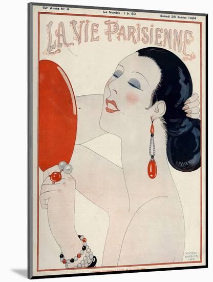 La Vie Parisienne, George Barbier, 1919, France-null-Mounted Giclee Print