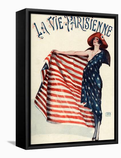 La Vie Parisienne, Georges Leonnec, 1918, France-null-Framed Stretched Canvas