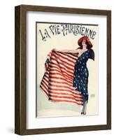 La Vie Parisienne, Georges Leonnec, 1918, France-null-Framed Giclee Print