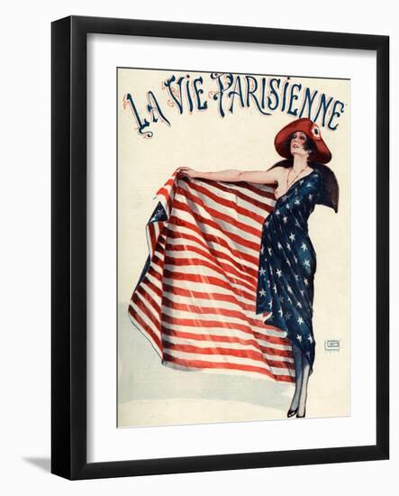 La Vie Parisienne, Georges Leonnec, 1918, France-null-Framed Giclee Print