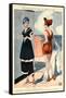 La Vie Parisienne, Georges Leonnec, 1918, France-null-Framed Stretched Canvas