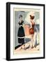 La Vie Parisienne, Georges Leonnec, 1918, France-null-Framed Giclee Print