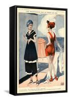 La Vie Parisienne, Georges Leonnec, 1918, France-null-Framed Stretched Canvas