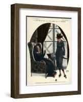 La Vie Parisienne, Georges Leonnec, 1918, France-null-Framed Giclee Print