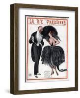 La Vie Parisienne, Georges Leonnec, 1919, France-null-Framed Giclee Print