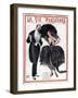 La Vie Parisienne, Georges Leonnec, 1919, France-null-Framed Giclee Print