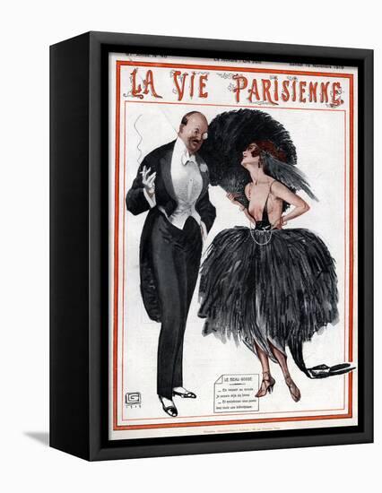 La Vie Parisienne, Georges Leonnec, 1919, France-null-Framed Stretched Canvas